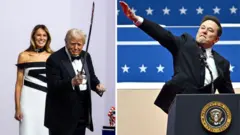 از حرکت دست ایلان ماسک تا رقص شمشیر ترامپ- لحظات واکنش برانگیز مراسم تحلیف