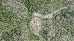 Vista aérea de las Minas de Aroa