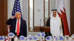 Trump in Qatar