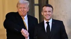 ट्रंप और मैक्रों