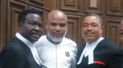 Nnamdi Kanu na ndị ọkaiwu ya