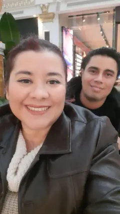 Joao maldonado y Nadia Robleto.