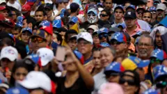 Protesto da oposição a Nicolás Maduro em Caracas em 2017