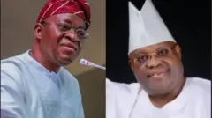Gboyega Oyetola àti Ademola Adeleke