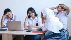 Foto ilustrasi siswa SMA.