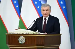 O‘zbekiston prezidenti Shavkat Mirziyoyev.