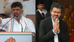 'கர்நாடகா வர வேண்டாம்' - விஜய் வருகையை டி.கே. சிவக்குமார் தவிர்க்க முயல்வது ஏன்?