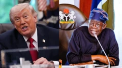 Àarẹ Trumo ati Tinibu nibi ipade ilu