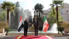 فواد حسین، وزیر خارجه عراق و حسین امیرعبداللهیان وزیر خارجه ایران در تهران