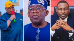Govnor Ademola Adeleke, President Bola Tinubu and Ola Oluyode
