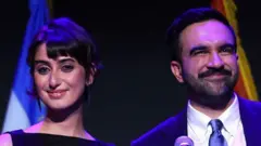 ज़ोहरान ममदानी और उनकी पत्नी रमा दुवाजी