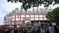 General view outside the stadium