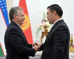 Шавкат Мирзиёев менен Садыр Жапаров