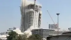 падение небоскреба