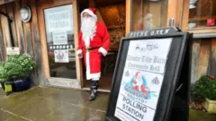 یک شعبه اخذ رای در بریتانیا