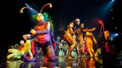 O Cirque du Soleil apresenta seu espetáculo de 2010, “Ovo”, no estado de Maryland (EUA)
