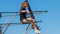 Greta Thunberg em navio