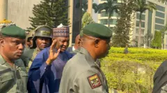 Oge Abubakar Malami bịara n'ụlọikpe ebe ndị ọrụ nchekwa gbara ya okirikiri