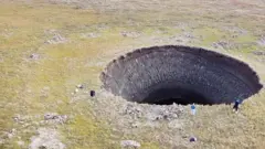 Кратер в Сибири