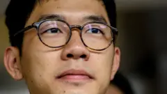 Nathan Law, seen here in Hong Kong