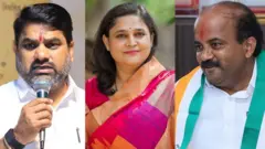 सतेज पाटील, मधुरिमाराजे छत्रपती आणि राजेश लाटकर