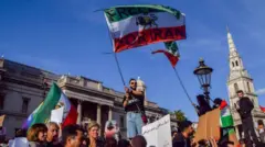 londra iran protesto 