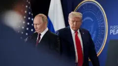 भ्लादिमिर पुटिन र डोनल्ड ट्रम्प