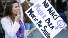 Protestas en el Día de la Mujer.