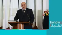 الرئيس الجزائري عبد المجيد تبون