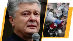 Петро Порошенко, протестувальники