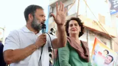 राहुल और प्रियंका