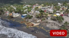 மெலிசா சூறாவளியால் ஜமைக்காவில் பேரழிவு - கழுகுப்பார்வை காட்சிகள்
