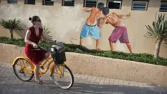 The mural in Tel Aviv
