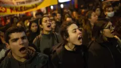 Protesta en Atenas