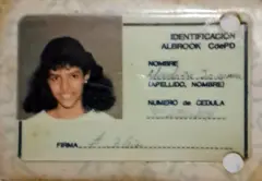 Documento de identificación de Jovana para ingresar a Albrook.