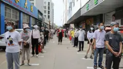 очередь на сдачу теста