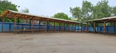 ট্যাংরার কসাইখানা সংলগ্ন শেড যা ফাঁকা পড়ে আছে, মঙ্গলবার তোলা ছবি