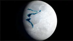 Pendant la phase de la Terre en boule de neige, qui s'est produite il y a au moins six cent cinquante millions d'années, même l'équateur a pu être gelé.