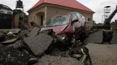 Mota ta hantsila sakamakon ambaliyar ruwa 