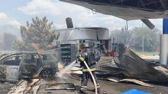 Троє загиблих від удару по АЗС біля Кривого Рогу, у Запоріжжі дві жертви і понад 40 поранених