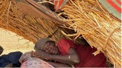 Aworan ọkan lara awọn eeyan ti ogun n le kiri ni Sudan