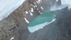 Зындан көлүнүн спутниктен тартылган сүрөтү. 2024-жыл 24-июль 