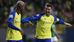 Talisca ve Ronaldo'nun gol sevinci