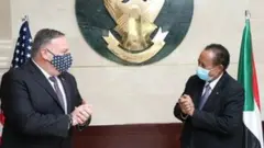 من لقاء بين حمدوك وبومبيو