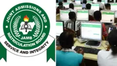 Njirimara Jamb na ụmụakwụkwọ na-ede ule Jamb