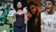 Victor Osimhen, Tyla, Davido and Mokoena