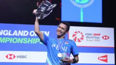 Jonatan Christie juara tunggal putra All England
