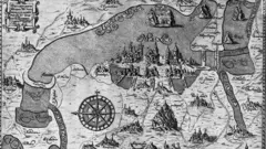 Mapa de Ciudad de México de 1618