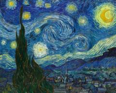 "La noche estrellada" de Vincent van Gogh.