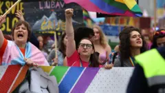 Učesnice Povorke ponosa u Sarajevu